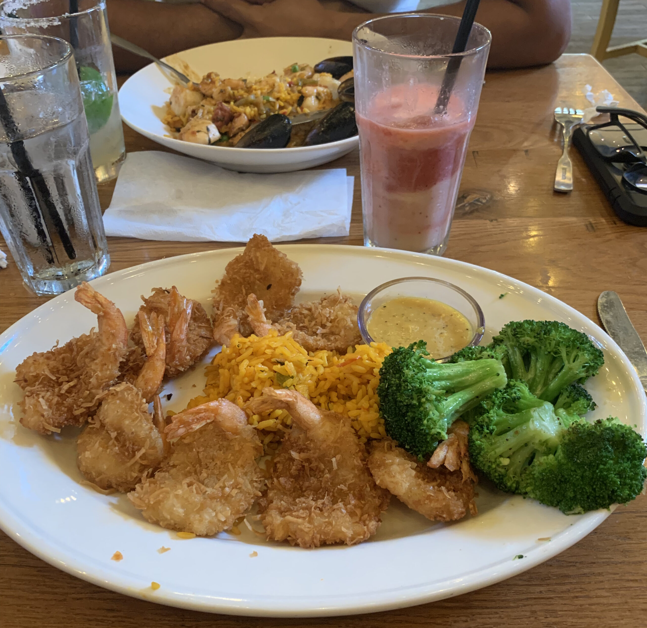 Bahama Breeze: Coconut Shrimp and Chocolate Island